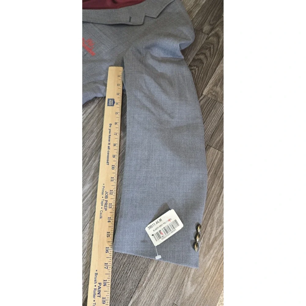 RMC Regent Blazer Old Milwaukee‎ Employee Uniform Gray Men's 44R Vintage NWT